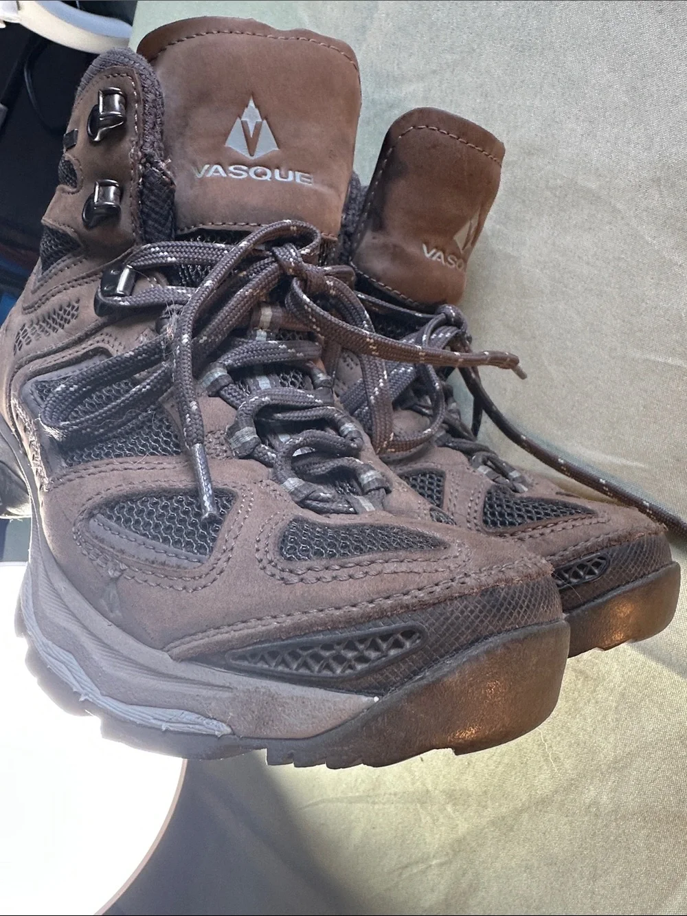 Vasque Kids Brown and Black Trail Boots